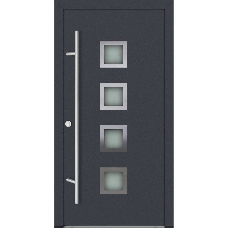FM Türen AS68 Modell 13 1000 x 2000 Anthrazit Links Innen Beschläge Set 01 von FM Türen