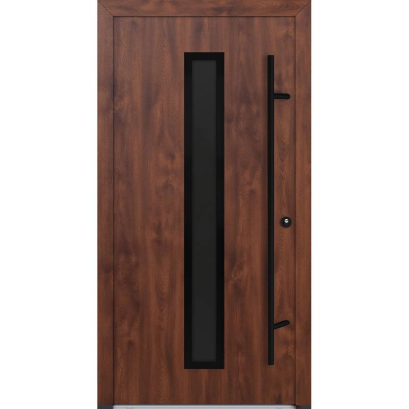 FM Türen AS68 Modell 21 1000 x 2000 Nussbaum Rechts Innen Beschläge Set 01 von FM Türen