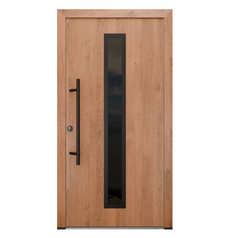 FM Türen AS68 Modell 21 1000 x 2000 Winchester Links Innen Beschläge Set 13 Glas 09 von FM Türen