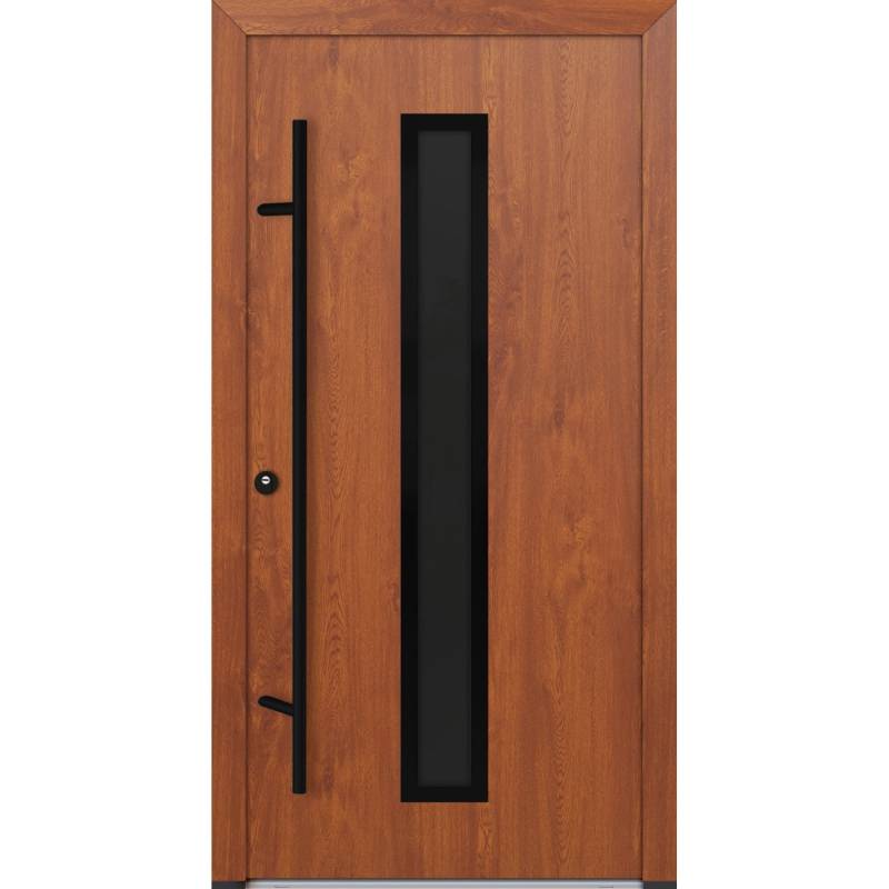 FM Türen AS68 Modell 21 1000 x 2100 Goldene Eiche Links Innen Beschläge Set 01 von FM Türen