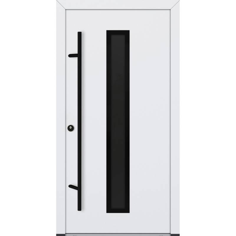 FM Türen AS68 Modell 21 1000 x 2100 Weiß Links Innen Beschläge Set 01 von FM Türen