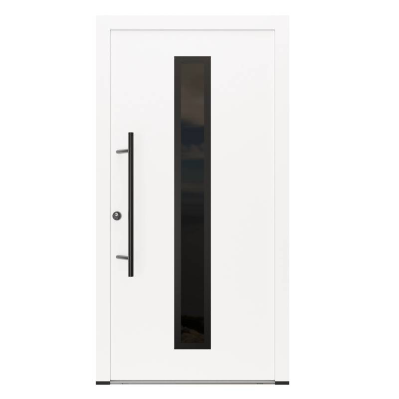 FM Türen AS68 Modell 21 1000 x 2100 Weiß Links Innen Beschläge Set 13 Glas 09 von FM Türen
