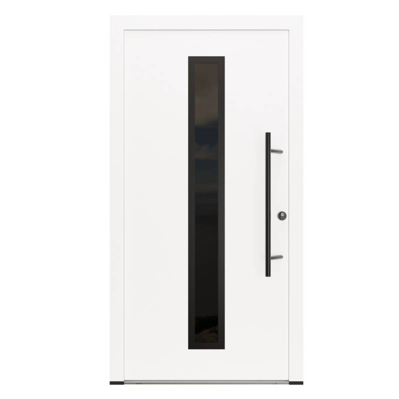 FM Türen AS68 Modell 21 1000 x 2100 Weiß Rechts Innen Beschläge Set 13 Glas 09 von FM Türen
