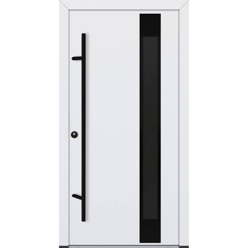 FM Türen AS68 Modell 24 1000 x 2100 Weiß Links Innen Beschläge Set 01 von FM Türen
