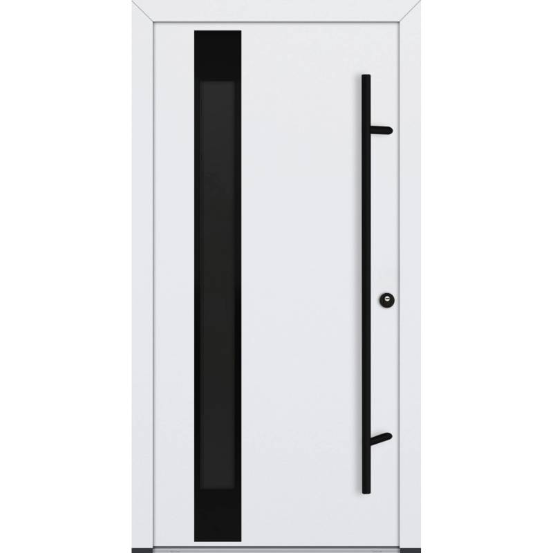 FM Türen AS68 Modell 24 1000 x 2100 Weiß Rechts Innen Beschläge Set 01 von FM Türen