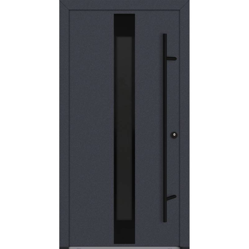 FM Türen AS68 Modell 25 1000 x 2100 Anthrazit Rechts Innen Beschläge Set 01 von FM Türen