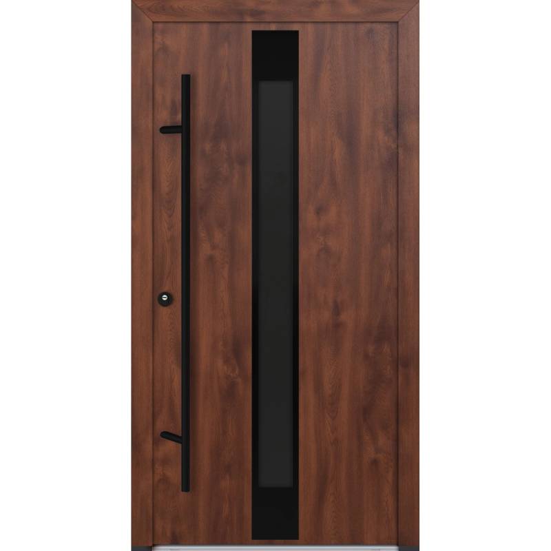 FM Türen AS68 Modell 25 1000 x 2100 Nussbaum Links Innen Beschläge Set 01 von FM Türen