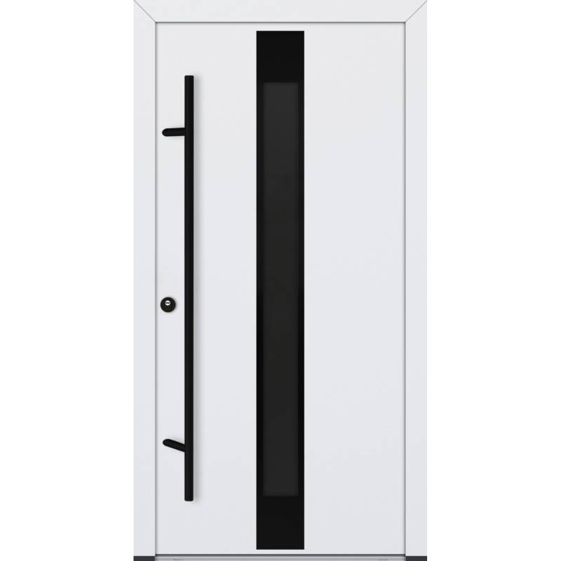 FM Türen AS68 Modell 25 1000 x 2100 Weiß Links Innen Beschläge Set 01 von FM Türen