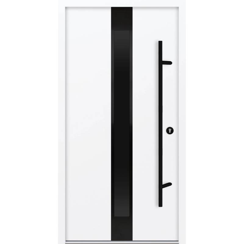 FM Türen AS68 Modell 25 1100 x2100 Weiß Rechts Innen Beschläge Set 07 von FM Türen