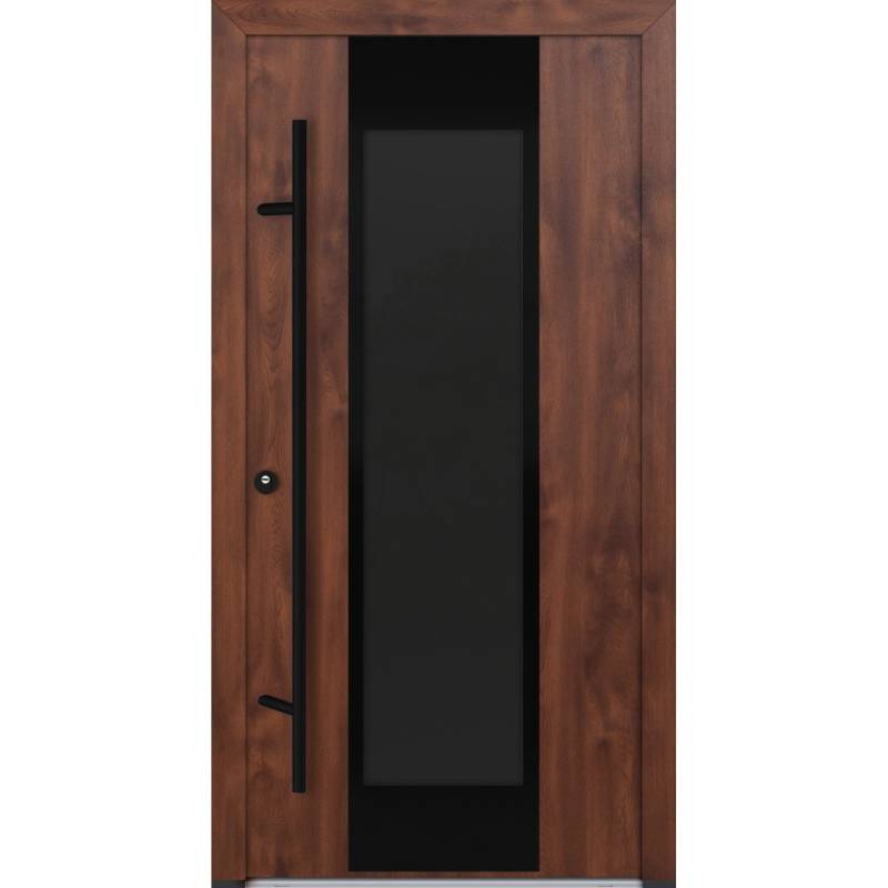 FM Türen AS68 Modell 28 1000 x 2000 Nussbaum Links Innen Beschläge Set 01 von FM Türen