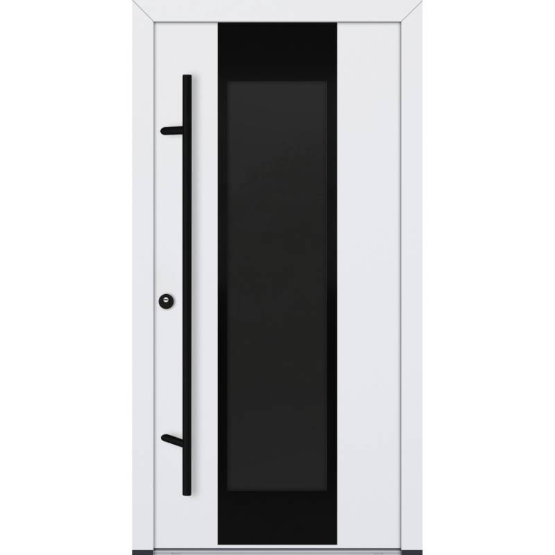 FM Türen AS68 Modell 28 1000 x 2000 Weiß Links Innen Beschläge Set 01 von FM Türen