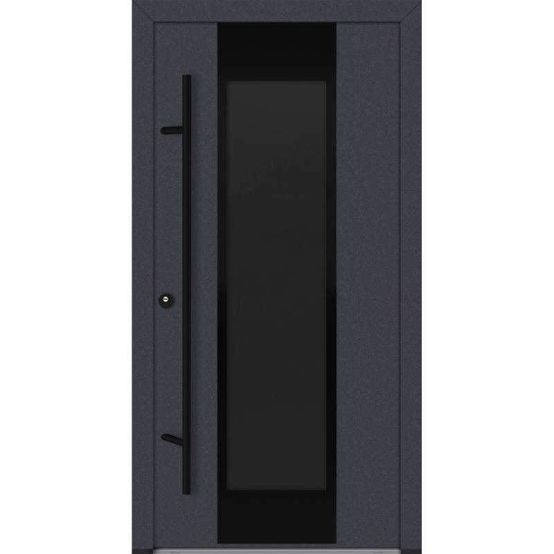 FM Türen AS68 Modell 28 1000 x 2100 Anthrazit Links Innen Beschläge Set 01 von FM Türen