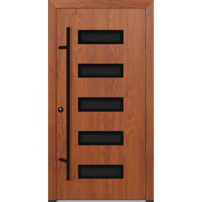FM Türen AS68 Modell 31 1000 x 2000 Goldene Eiche Links Innen Beschläge Set 01 von FM Türen