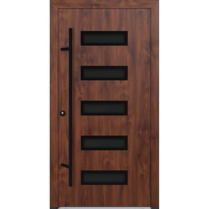 FM Türen AS68 Modell 31 1000 x 2000 Nussbaum Links Innen Beschläge Set 01 von FM Türen