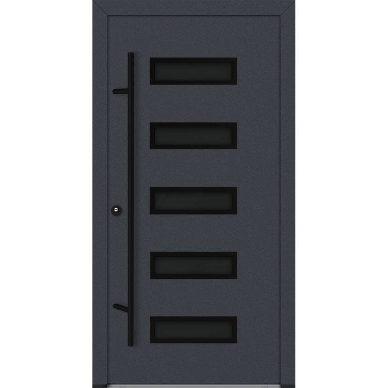 FM Türen AS68 Modell 31 1000 x 2100 Anthrazit Links Innen Beschläge Set 01 von FM Türen