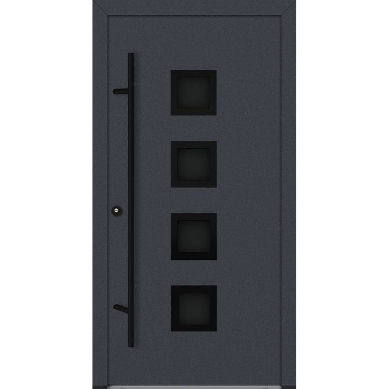 FM Türen AS68 Modell 33 1100 x2100 Anthrazit Links Innen Beschläge Set 01 von FM Türen