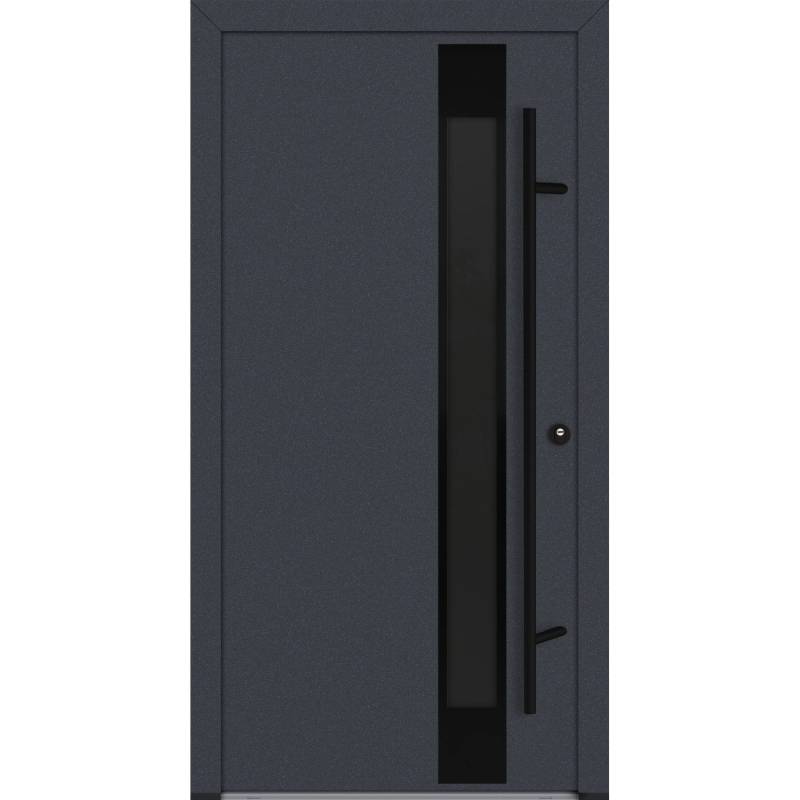 FM Türen AS68 Modell 34 1000 x 2000 Anthrazit Rechts Innen Beschläge Set 01 von FM Türen