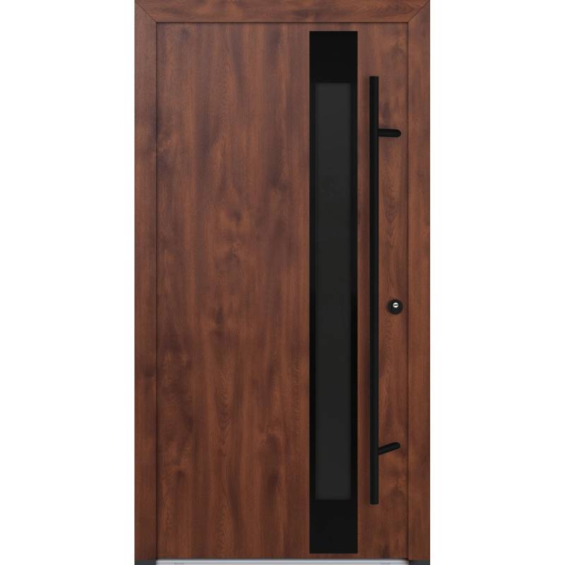 FM Türen AS68 Modell 34 1100 x2100 Nussbaum Rechts Innen Beschläge Set 01 von FM Türen