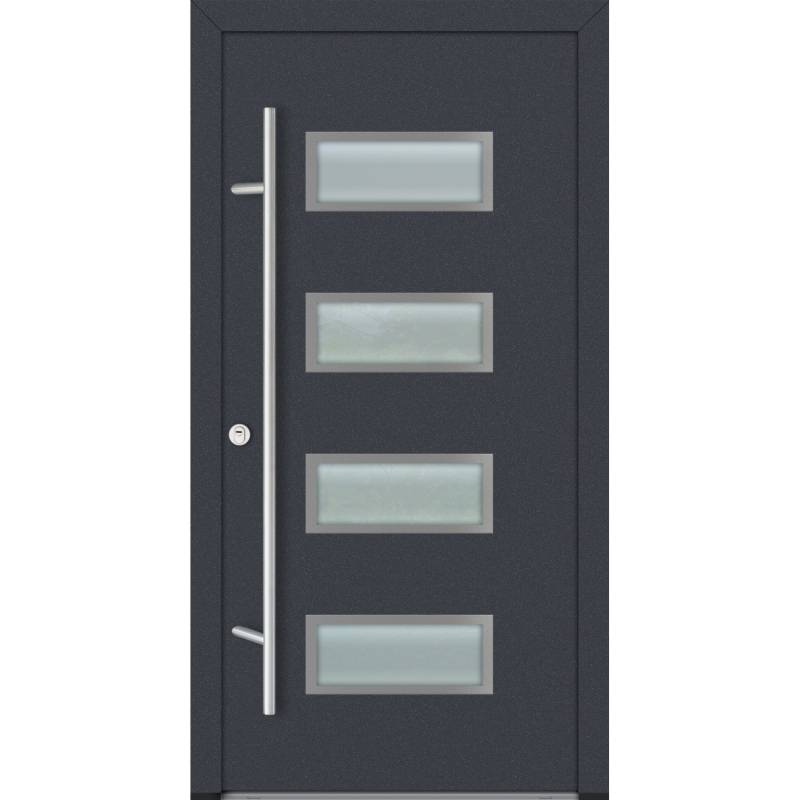 FM Türen AS68 Modell 42 1100 x2100 Anthrazit Links Innen Beschläge Set 01 von FM Türen
