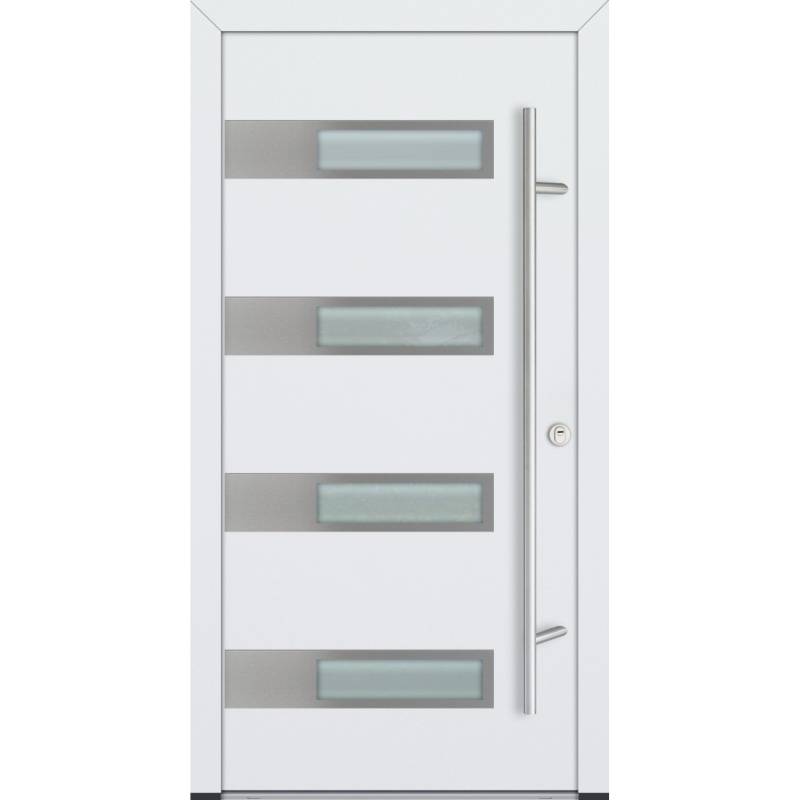 FM Türen AS68 Modell 43 1100 x2100 Weiß Rechts Innen Beschläge Set 01 von FM Türen