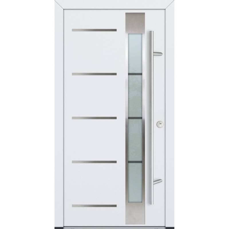 FM Türen AS68 Modell 45 1000 x 2000 Weiß Rechts Innen Beschläge Set 01 von FM Türen