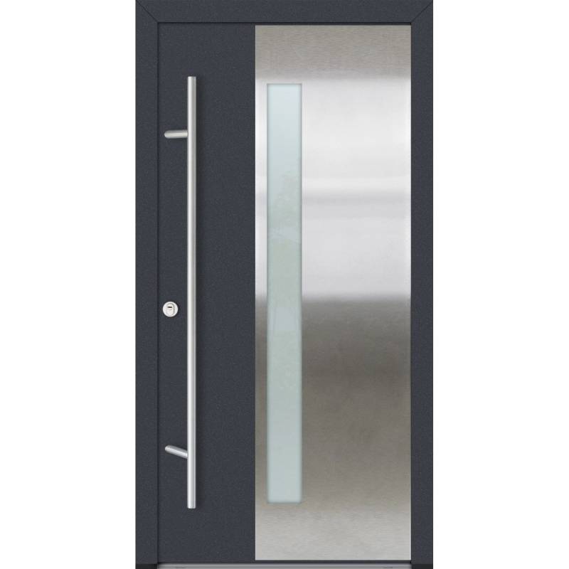 FM Türen AS68 Modell 46 1100 x2100 Anthrazit Links Innen Beschläge Set 01 von FM Türen