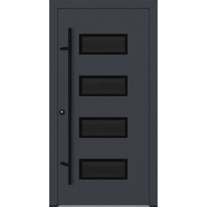 FM Türen AS68 Modell 62 1100 x2100 Anthrazit Links Innen Beschläge Set 01 von FM Türen