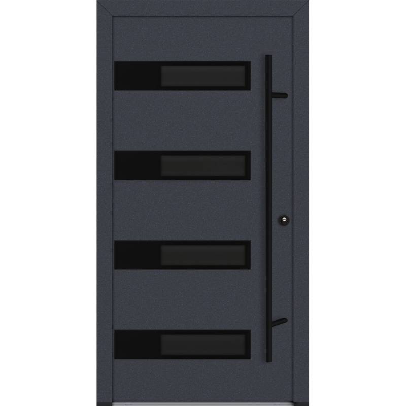FM Türen AS68 Modell 63 1000 x 2100 Anthrazit Rechts Innen Beschläge Set 01 von FM Türen