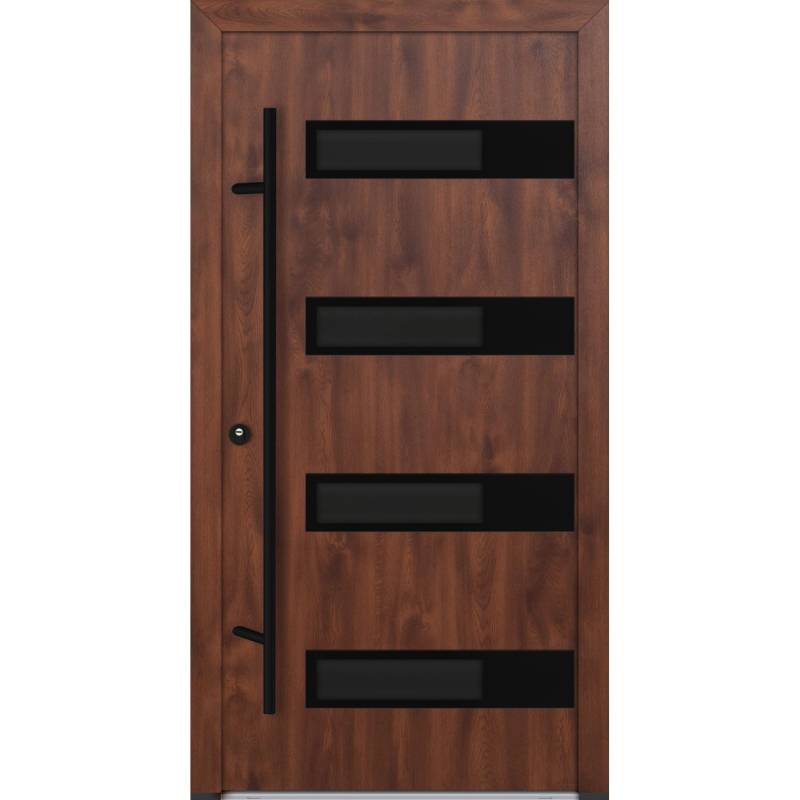FM Türen AS68 Modell 63 1000 x 2100 Nussbaum Links Innen Beschläge Set 01 von FM Türen