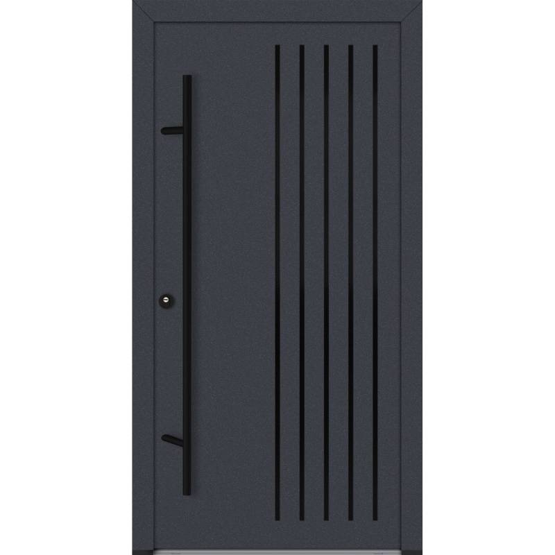 FM Türen AS68 Modell 64 1000 x 2000 Anthrazit Links Innen Beschläge Set 01 von FM Türen