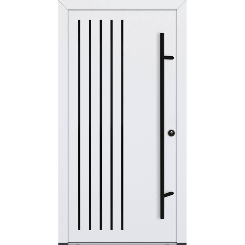 FM Türen AS68 Modell 64 1000 x 2100 Weiß Rechts Innen Beschläge Set 01 von FM Türen