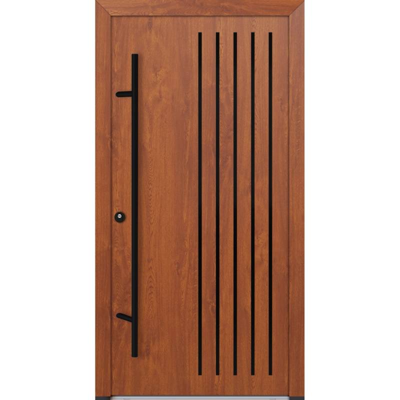 FM Türen AS68 Modell 64 1100 x2100 Goldene Eiche Links Innen Beschläge Set 01 von FM Türen