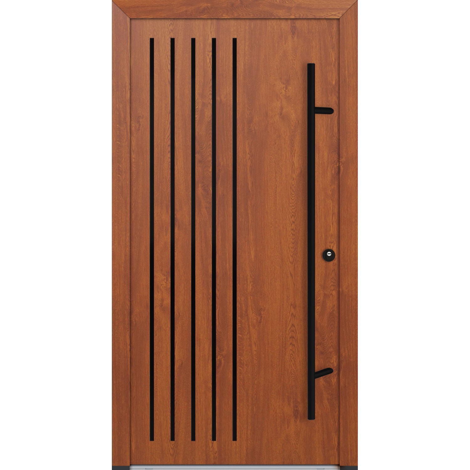 FM Türen AS68 Modell 64 1100 x2100 Goldene Eiche Rechts Innen Beschläge Set 01 von FM Türen