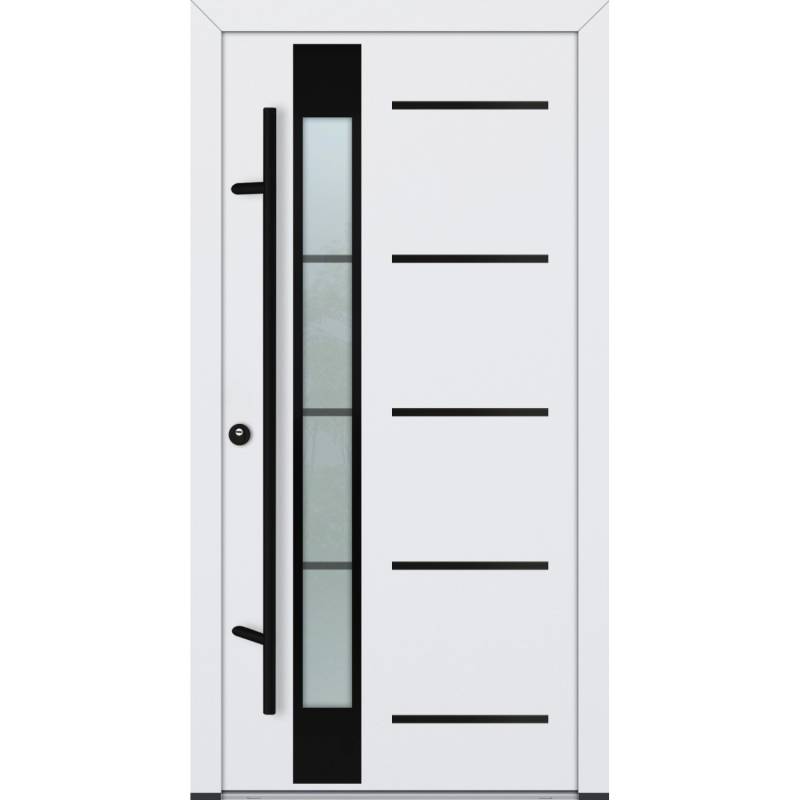 FM Türen AS68 Modell 65 1100 x2100 Weiß Links Innen Beschläge Set 01 von FM Türen