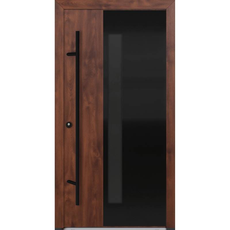 FM Türen AS68 Modell 66 1000 x 2100 Nussbaum Links Innen Beschläge Set 01 von FM Türen