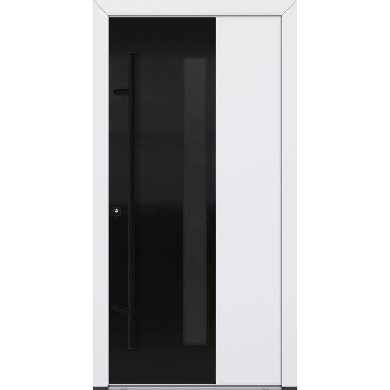 FM Türen AS68 Modell 67 1100 x2100 Weiß Links Innen Beschläge Set 01 von FM Türen