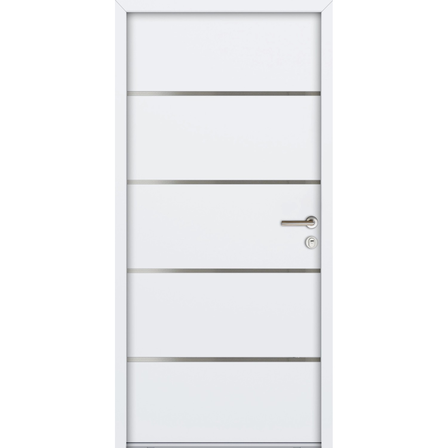 FM Türen NBT56 Modell 02 1000 x 2000 Weiß Rechts von FM Türen
