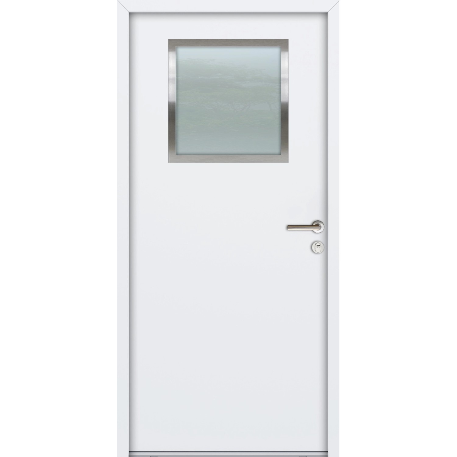 FM Türen NBT56 Modell K01 1000 x 2000 Weiß Rechts von FM Türen
