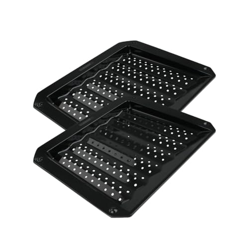 FM Professional 9349550 Wellplatte für Grill oder Backofen, Auflaufform, Backblech, Grillplatte, Stahl, Emaille, 38 x 33 cm, 2 Stück FM Professional 9349550 Wellplatte für Grill oder Backofen, Auflaufform, Backblech, Grillplatte, Stahl, Emaille, 38 x 33 cm, 2 Stück von FM_professional