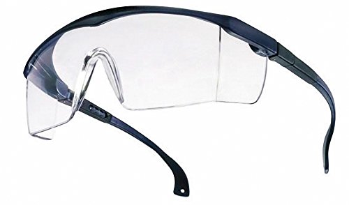 Schutzbrille BASIC klar EN166 blau Laborbrille von FM