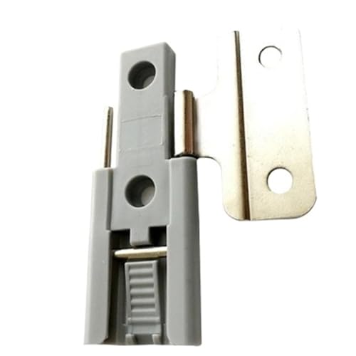 FMBC 4 Stück Umkehrklapp-Schiebetürscharnier Bi-Faltschrank Kleiderschrank Schrank Schrank verfolgt von FMBC