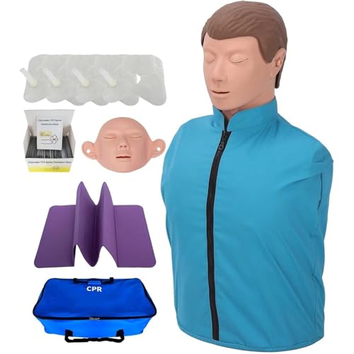 CPR-Trainingspuppe Professionelle CPR-Trainingspuppe für Erwachsene für Erste-Hilfe-Ausbildung und Medizinische Lehre CPR-Trainingspuppe Professionelle CPR-Trainingspuppe für Erwachsene für Erste-Hilfe-Ausbildung und Medizinische Lehre von FMBLDM
