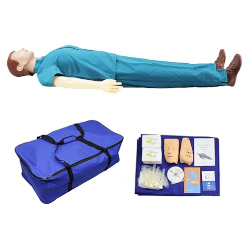 Reanimationspuppe CPR Übungspuppe Manikins CPR-Trainingspuppe für Erwachsene für Medizinisches Trainingsmaterial Reanimationspuppe CPR Übungspuppe Manikins CPR-Trainingspuppe für Erwachsene für Medizinisches Trainingsmaterial von FMBLDM