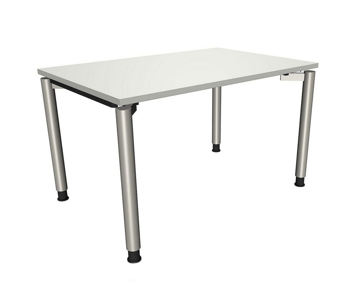 FMBUEROMOEBEL Schreibtisch Fastline, manuell höhenverstellbar bis 82 cm, 4-Fuß von FMBUEROMOEBEL