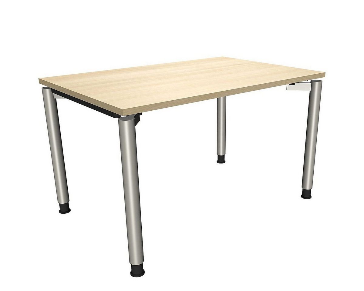 FMBUEROMOEBEL Schreibtisch Fastline, manuell höhenverstellbar bis 82 cm, 4-Fuß von FMBUEROMOEBEL