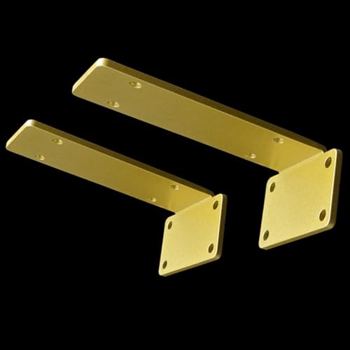 FMCAGNGAKP 2 Stück Regalhalterung Gold, Regalträger Regalwinkel Schwerlast, Versteckte Wandregal Halterungen Wandmontage, Schwimmende Regalhalterung Regalhalter Regal für DIY Wandregal(13.5cm/5.3in) FMCAGNGAKP 2 Stück Regalhalterung Gold, Regalträger Regalwinkel Schwerlast, Versteckte Wandregal Halterungen Wandmontage, Schwimmende Regalhalterung Regalhalter Regal für DIY Wandregal(13.5cm/5.3in) von FMCAGNGAKP