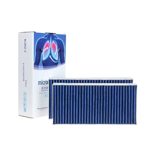 Kompatibel Mit BMW, 2 F45 F46 I3 2013- X1 F48 MINI F54 F56 F57, Kompatibel Mit MicronAir, Carbon-Innenraumfilter 64116823724 BL952-2 von FMCUVBFR