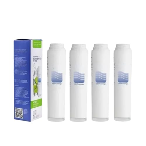 Kühlschrank-Wasserfilter MSWF Ersatz, Kompatibel Mit GE, WR02X12345 WR02X12801 RWF1062 MSWFD WR02X12801 101821-B 238C2334P003 AP3997949(4pcs) von FMCUVBFR