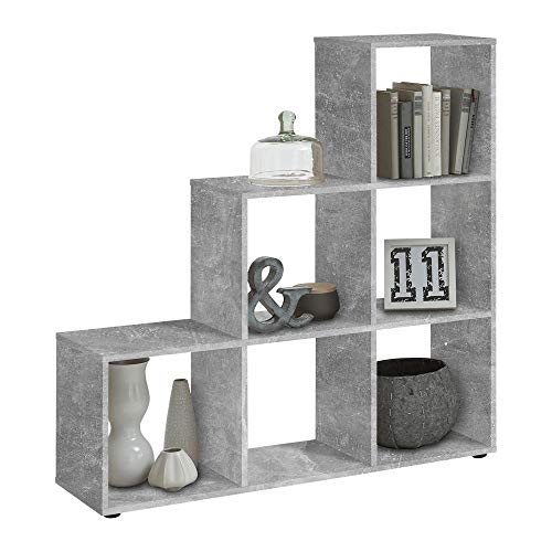 FMD Möbel, 248-001 Mega 1 Raumteiler, holz, beton, grau, Maße 104.5 x 33.0 x 108.0 cm (BHT) von FMD Möbel