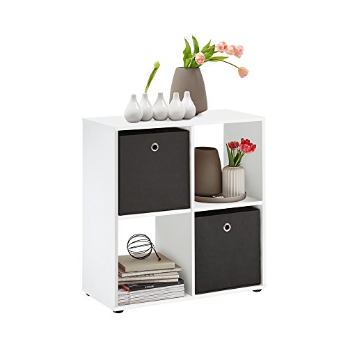 FMD Möbel, 248-400 Mega 400 Regal, holz, weiß, maße 70.1 x 33.0 x 73.0 cm (BHT) von FMD Möbel